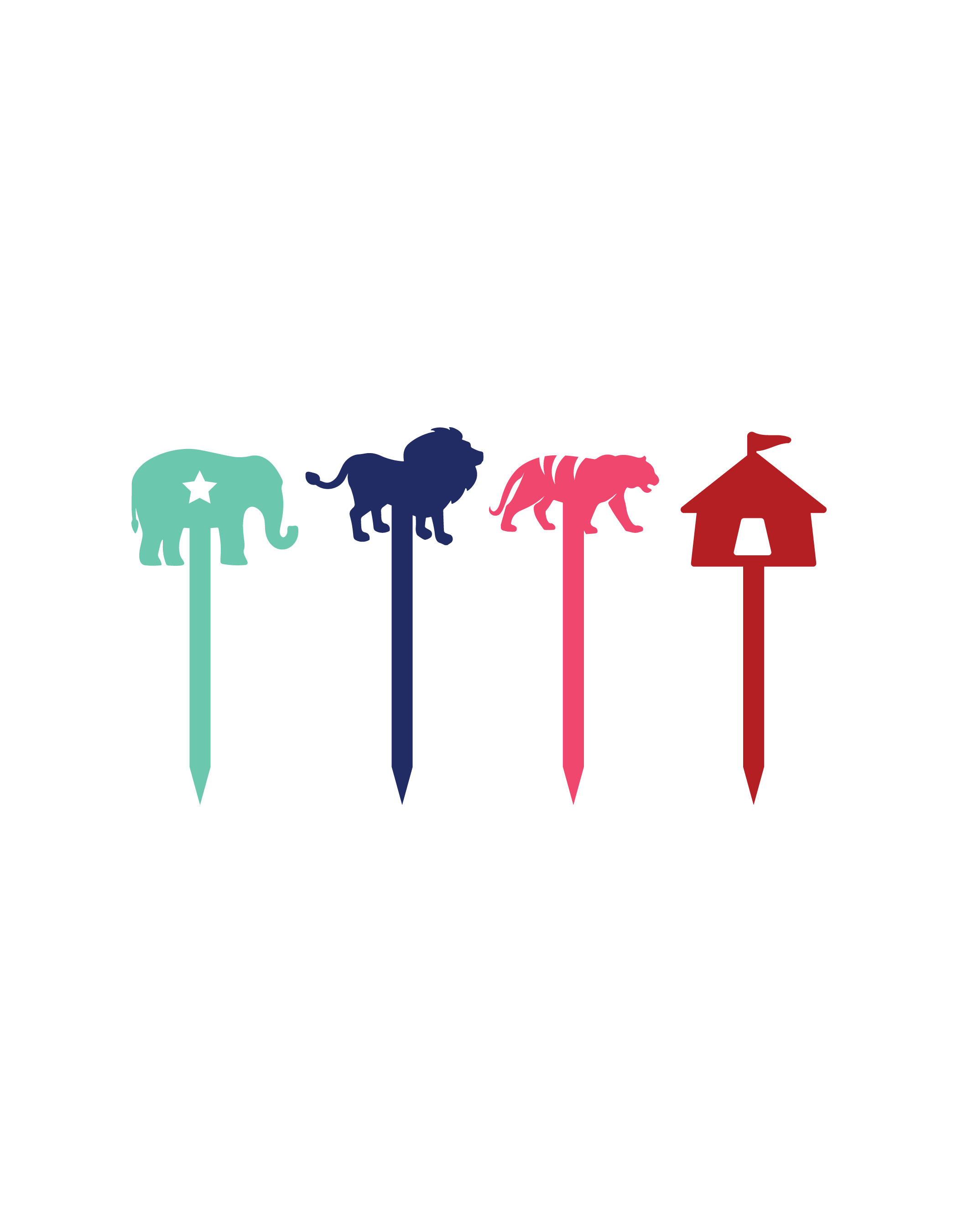 Circus Animals Acrylic Collection