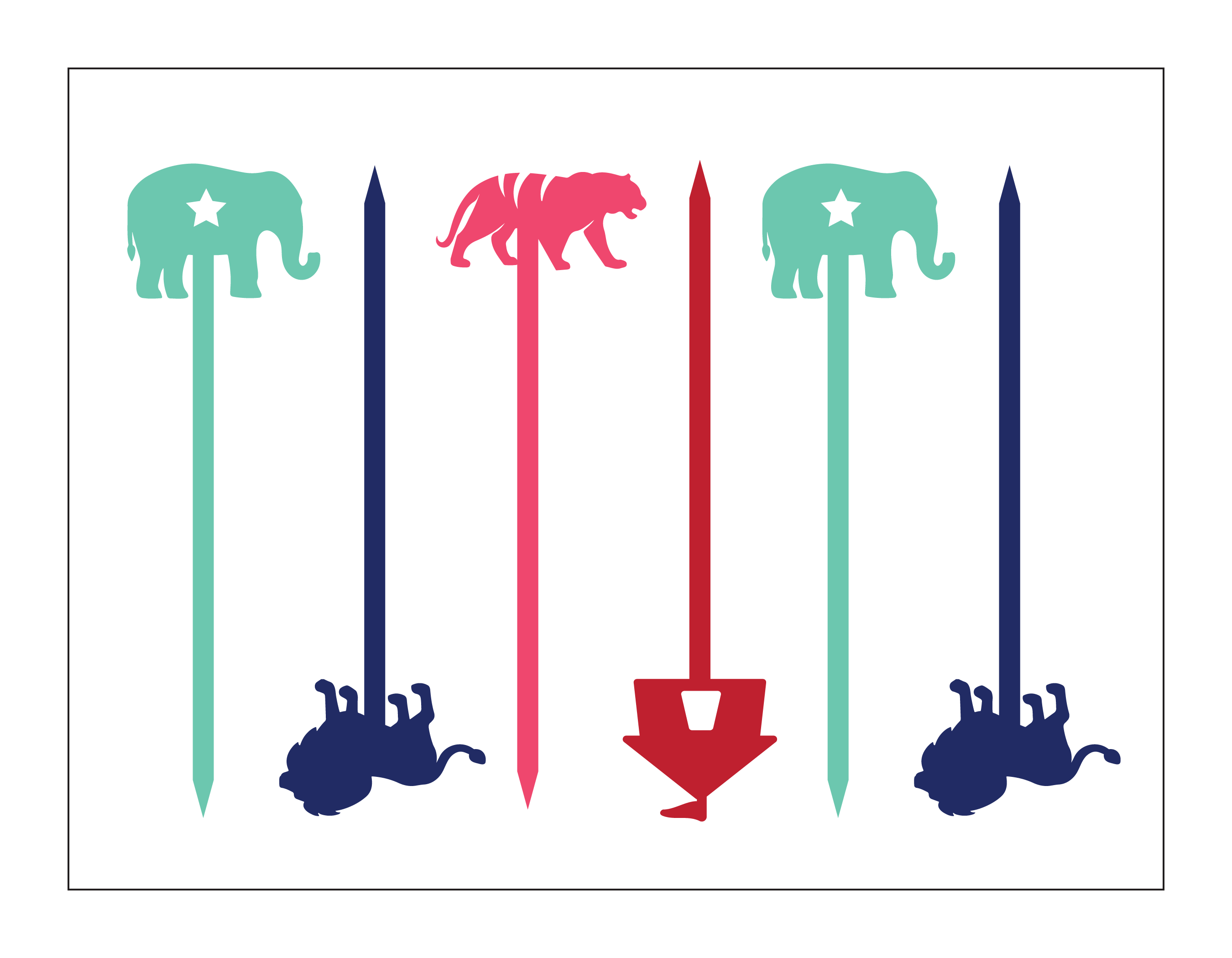 Circus Animals Acrylic Collection