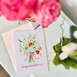 Congrats Bouquet Card