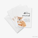 Corgi Moving Announcement