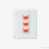 Crab Greeting Card