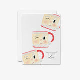 Cup Of Cheer Santa Mug Christmas Card