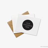 Custom Design/Logo Folded Cards