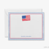 Patriotic American Flag Flat Notes