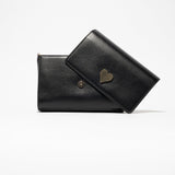 Convertible Clutch Crossbody - Black/Cream