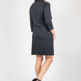 Bailey 3/4 Sleeve Dress - Solid Black