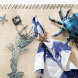 Straw lobster and star table runner