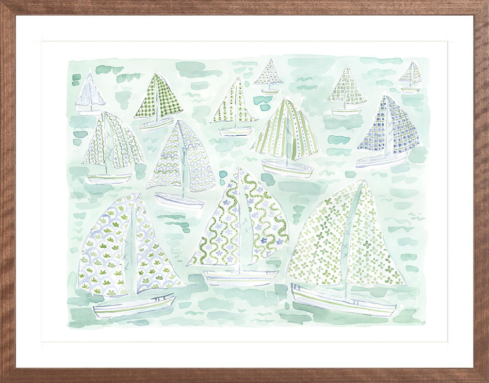 The "Pattern Regatta" Fine Art Print