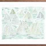 The "Pattern Regatta" Fine Art Print