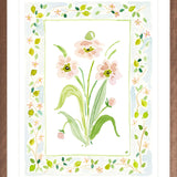 The "Lemon Charms" Watercolor Fine Art Print, Flower Charm Series