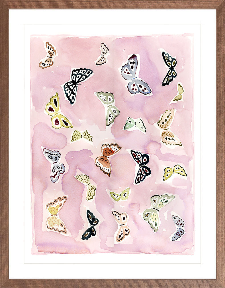 Butterfly Rainbow Lilac, Fine Art Print