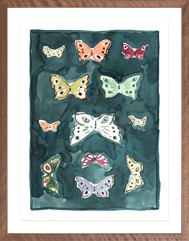 Butterfly Rainbow Indigo, Fine Art Print
