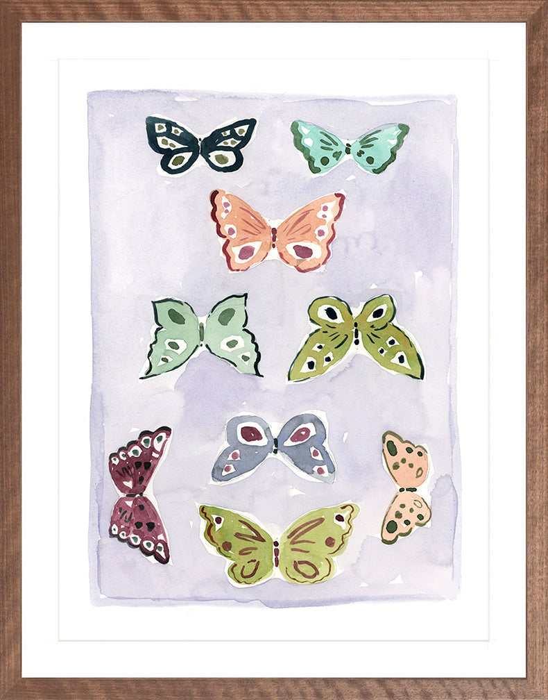 Butterfly Rainbow Lavender, Fine Art Print