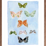 Butterfly Rainbow Carolina Blue, Fine Art Print