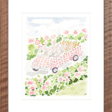 The "Bunny-mobile" Fine Art Print