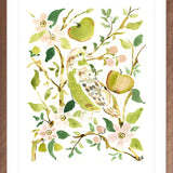 The "Bird in the Apple Tree" Garden Party Series, Fine Art Print
