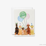 Dog Lovers Birthday Card