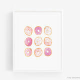 Donut Art Print