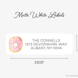 Donut Return Address Labels