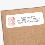 Donut Return Address Labels