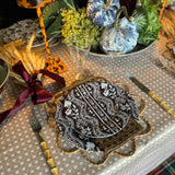 8" Melamine Salad/Dessert Plate, DOMINO GINGERBREAD, Set of 6