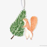 Earl The Tree Squirrel Acrylic Ornament