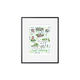 "East Lansing, MI" Fine Art Print
