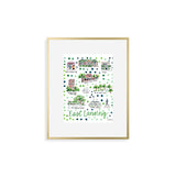 "East Lansing, MI" Fine Art Print
