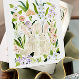 Easter Blessings Bunnies Card