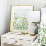 The "White Egret Garden" Fine Art Print