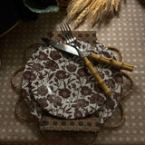 10" Melamine Dinner Plate, ITALIAN PEONY, Set of 6