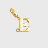 Monogram charm, E