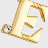 Monogram charm, E