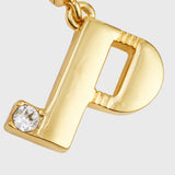 Monogram charm, P