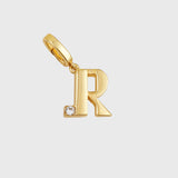 Monogram charm, R