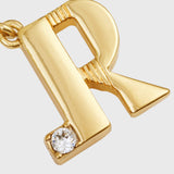 Monogram charm, R