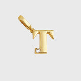 Monogram charm, T