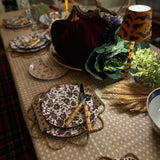 10" Melamine Dinner Plate, ITALIAN PEONY, Set of 6