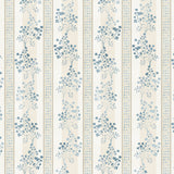 Love Fern Fabric- Blue Stripe