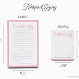 Family Duo Color Notepad