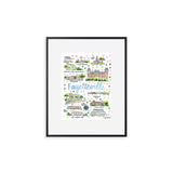 "Fayetteville, AR" Fine Art Print