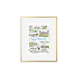 "Fayetteville, AR" Fine Art Print