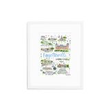 "Fayetteville, AR" Fine Art Print
