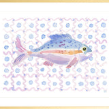The "Just Keep Swimming" Watercolor Fish Fine Art Print