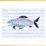 The "Sink or Swim" Watercolor Fish Fine Art Print