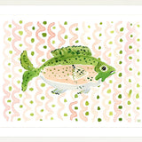 The "Swim Like a Fish" Watercolor Fish Fine Art Print