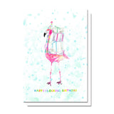 Happy Flocking Birthday Card