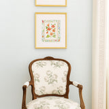 The "Somerset Charms" Watercolor Fine Art Print, Flower Charm Series