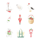Art Print: Holiday Coastal Icons