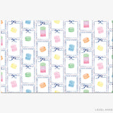 French Macaron Paper Placemat Pad